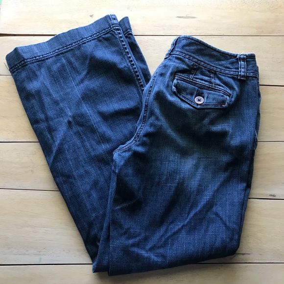 LOFT Denim - Ann Taylor Loft Denim Trouser Pants